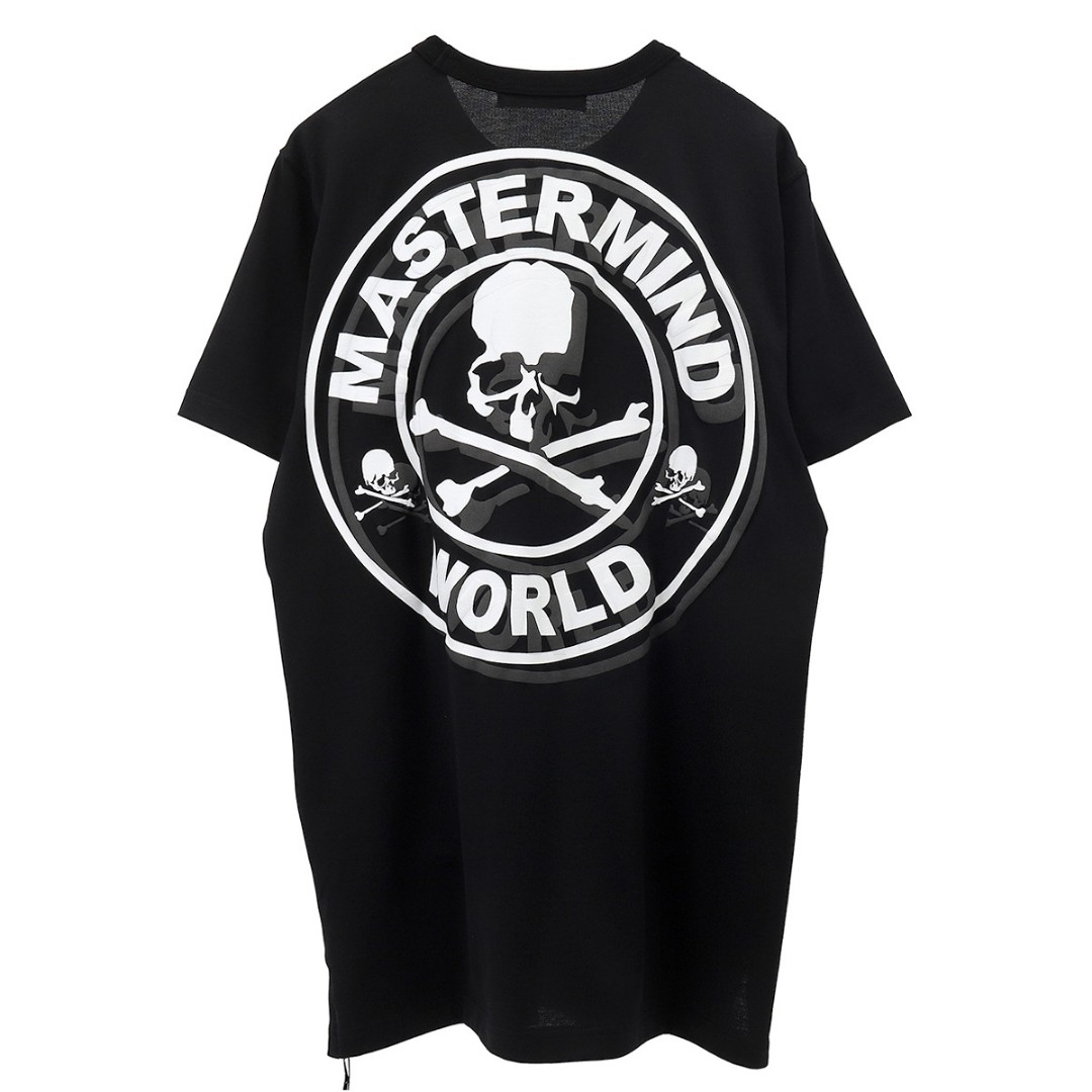 Mastermind World Circle Logo Tee Black, Men's Fashion, Tops