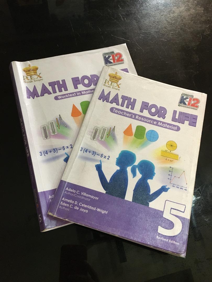 Math for Life 5 (Revised Edition) Kto12 w/Teacher's Resource Material