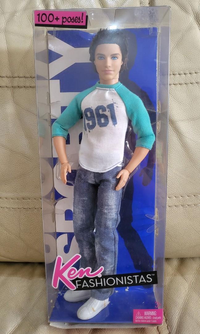 Mattel 2010 Ken Fashionistas Doll Sporty With 100 Poses Barbie