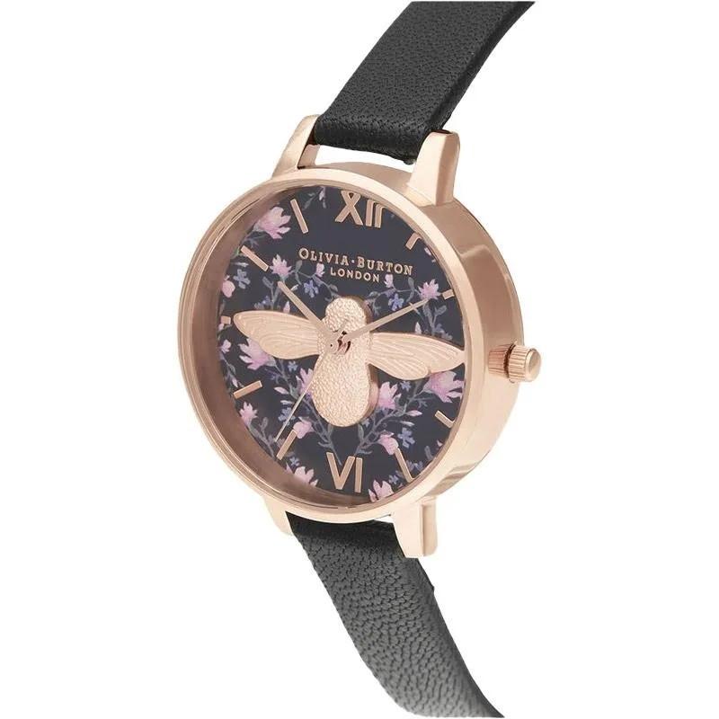 Md OLIVIA BURTON Meant to Bee Demi Black Women Watch Women s Fashion Watches Accessories Watches on Carousell