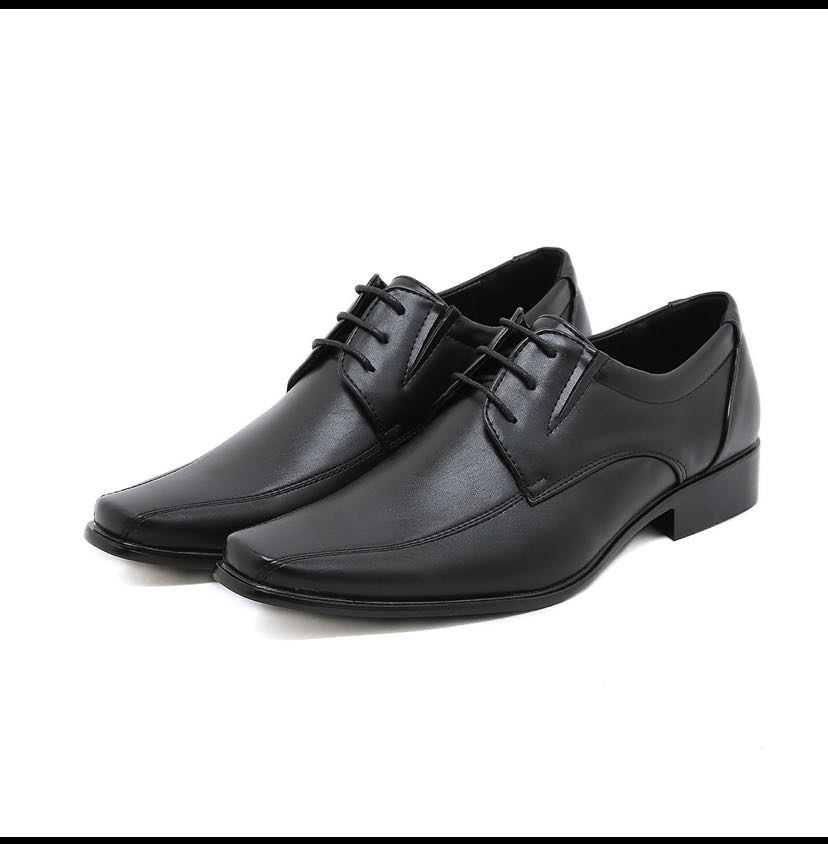 Mens black top shoes formal