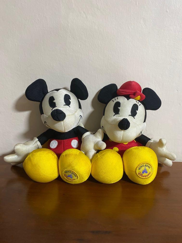 Mickey and Minnie Plush Toys (Hong Kong Disneyland), Hobbies & Toys
