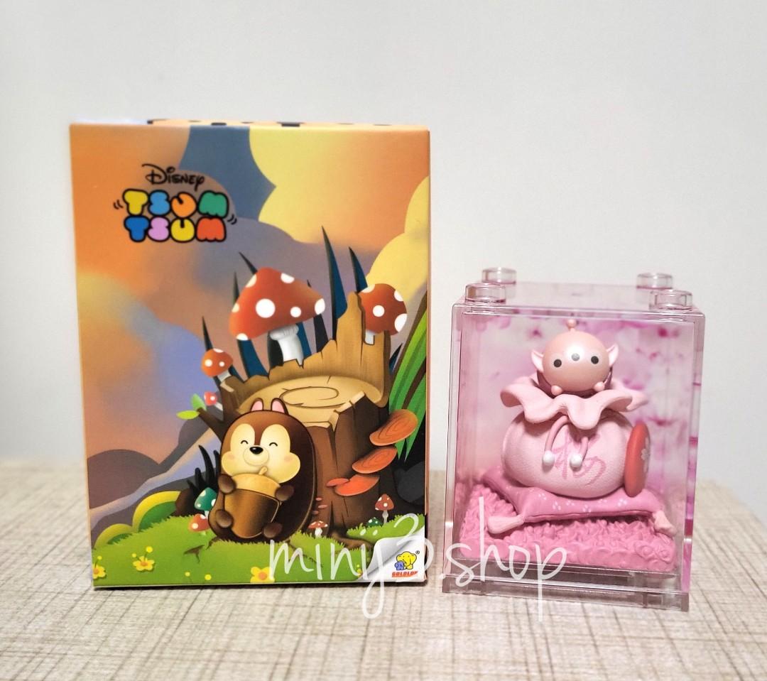 Miniso X Disney Tsum Tsum 迪士尼盒中小世界系列三眼仔櫻花粉福袋特別款隱藏版盲盒盒蛋盲抽figure 擺設情景公仔不是pop Mart