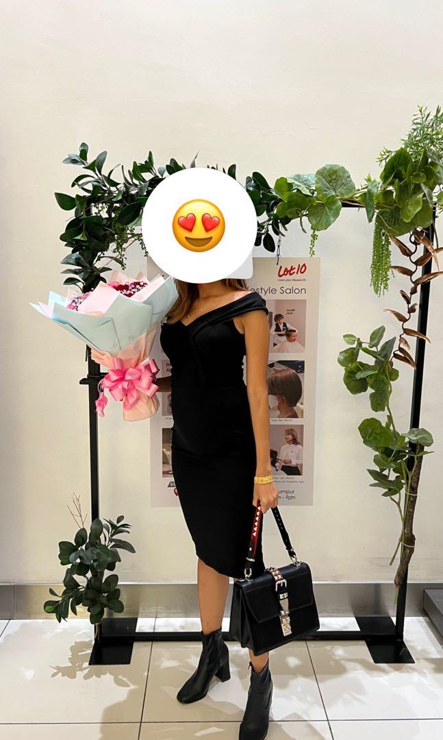 missguided Bardot Midi Dress