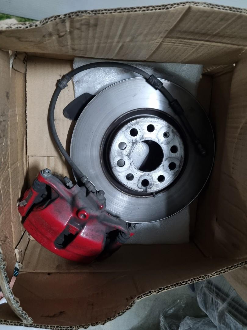 MK7 GTI Front Brake Kit, Car Accessories, Accessories on Carousell