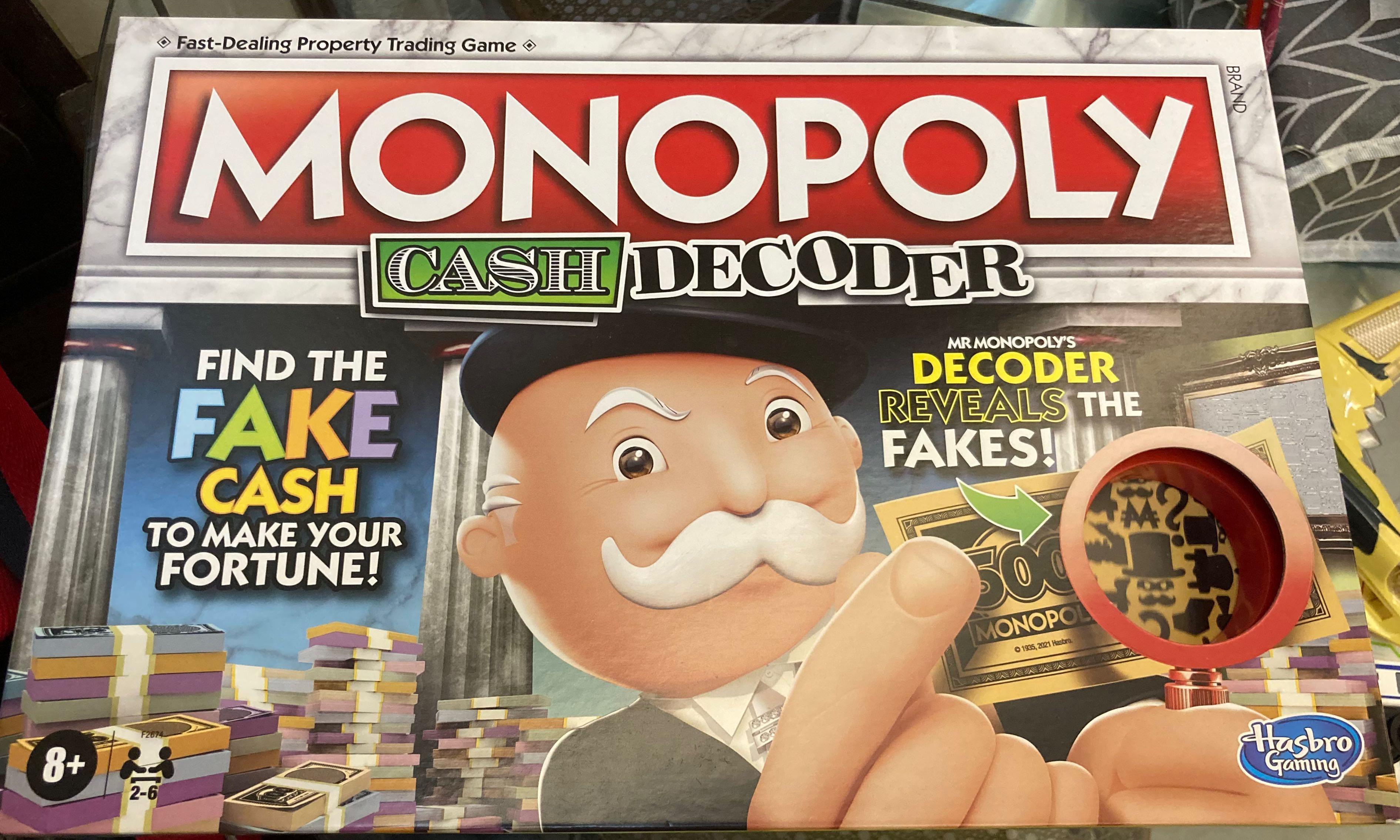 Monopoly Cash Decoder Game, Hobbies & Toys, Toys & Games on Carousell