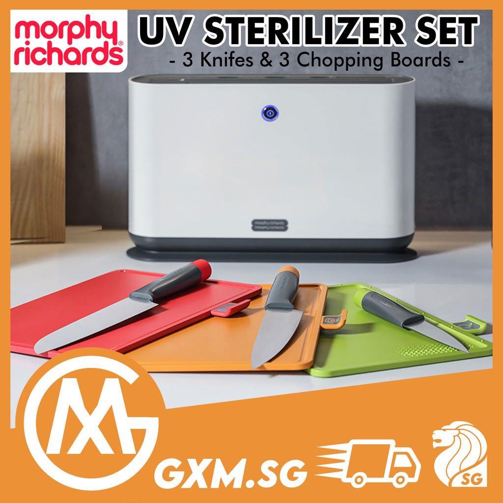 Morphy Richards Wireless UV Disinfecting Sterilizer Cutting Board and