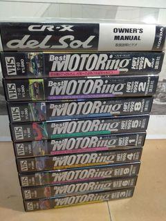 MOTORing VHS tapes set