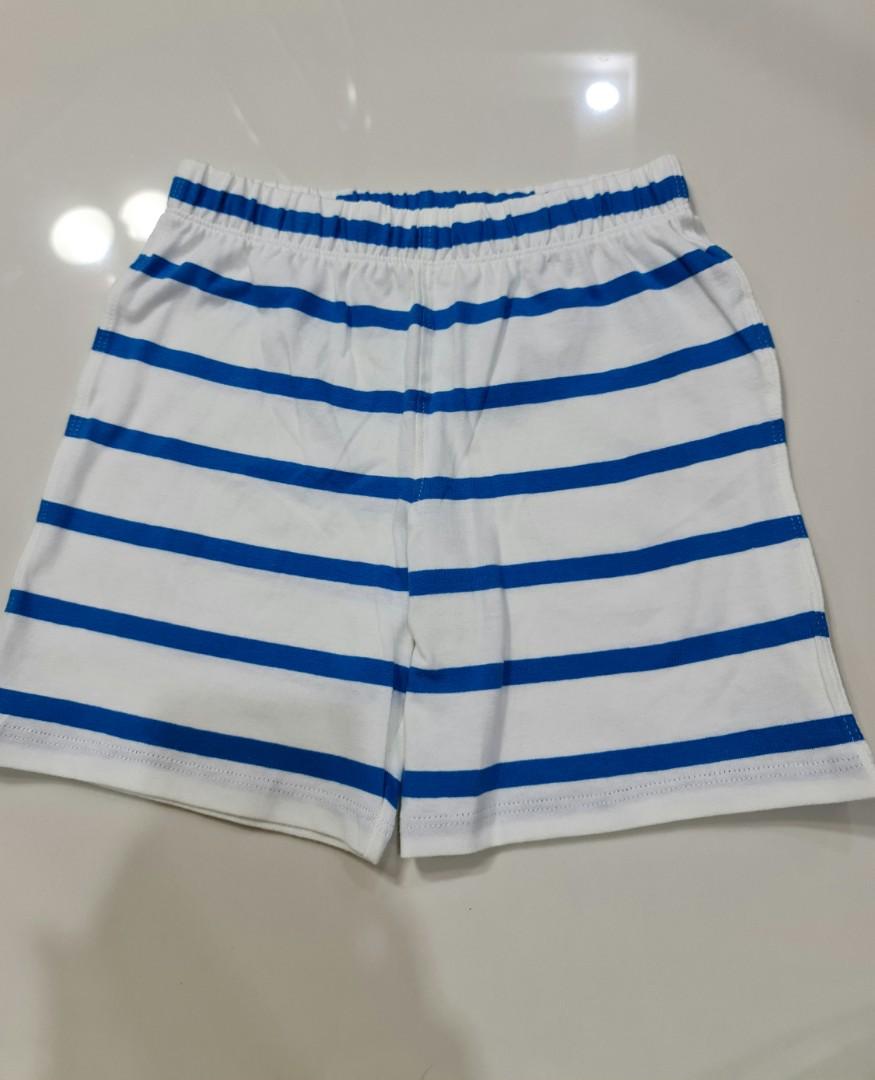 M S boys shorts blue stripes Babies Kids Babies Kids