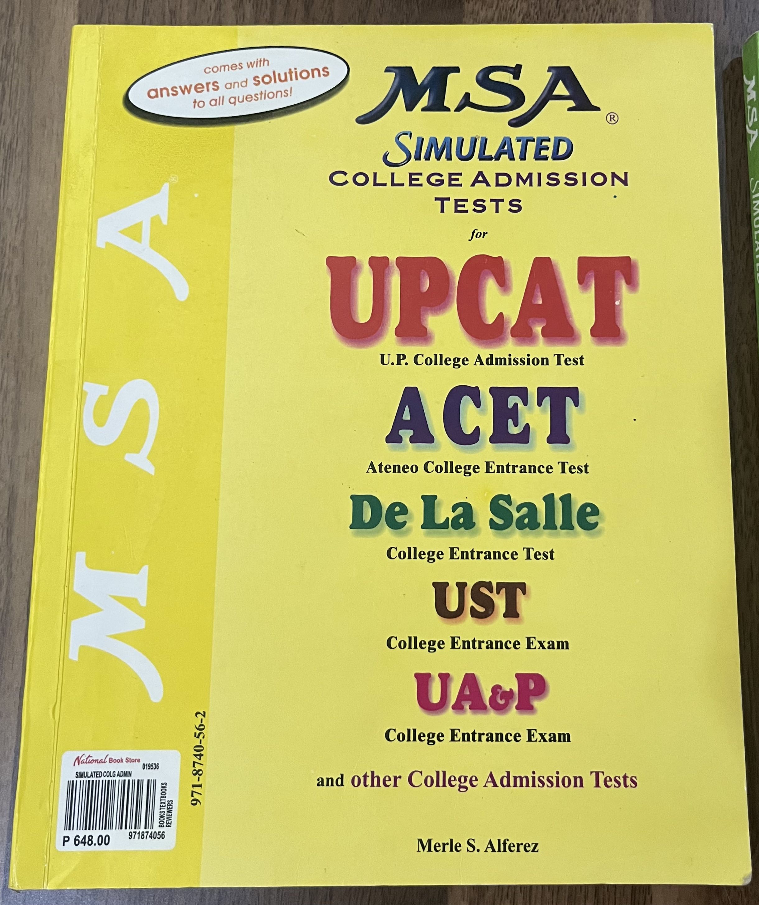 MSA College Admission Test Hobbies Toys Books Magazines msa-college-admission-test-hobbies-toys-books-magazines