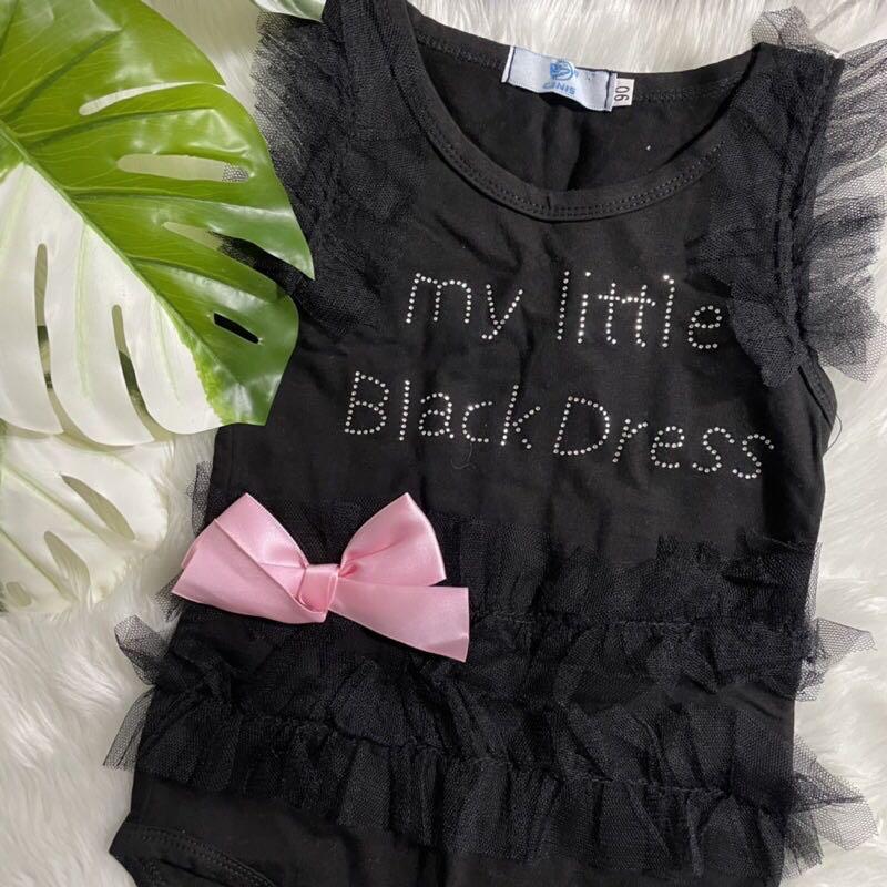 Little black dress deals onesie for baby girl