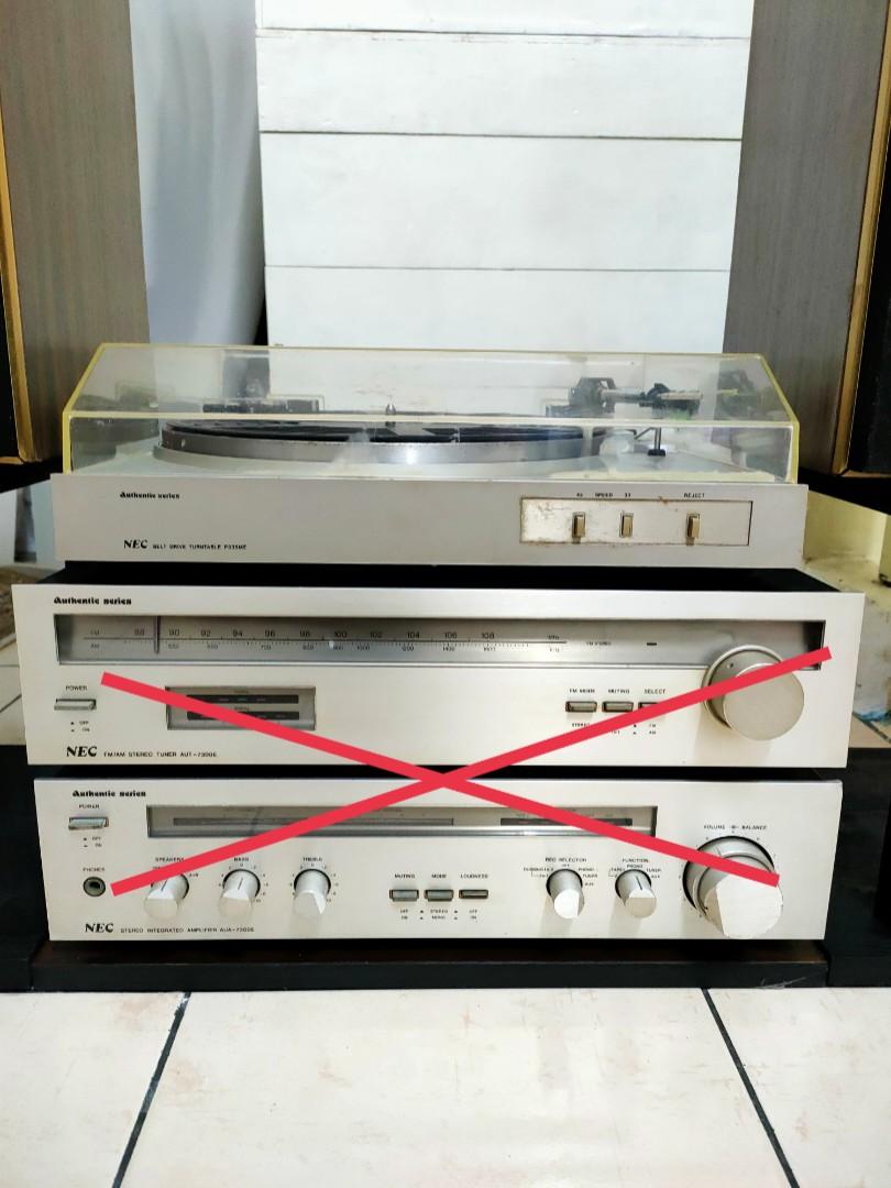 NEC Belt Drive Turntable Model P335 ME, Audio, Portable Music Players