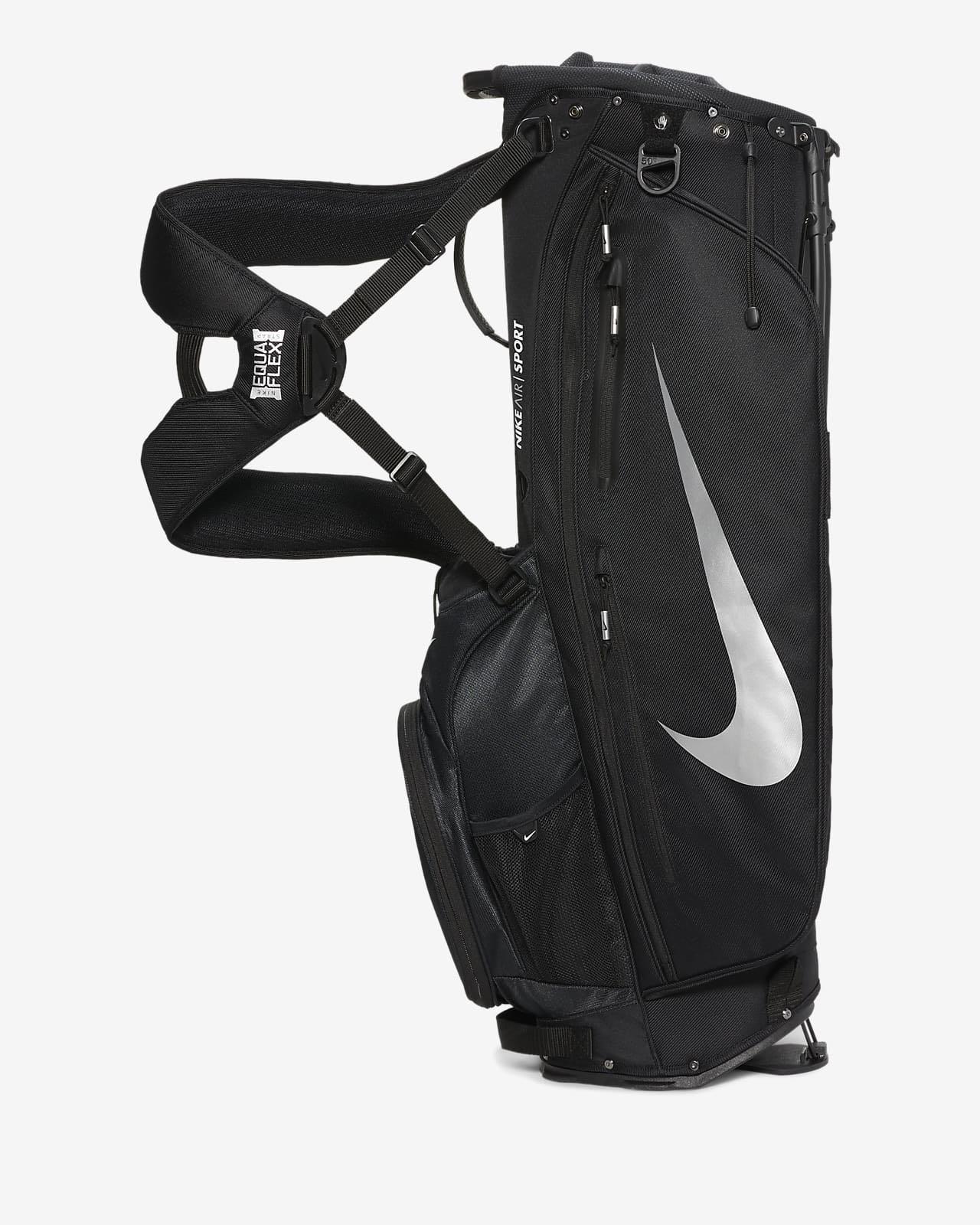 Nike Golf Cart Bag 14-Way Single Carry Strap Black/Gray 5 Pocket w/ Rain  Hood - CNS Center of AZ