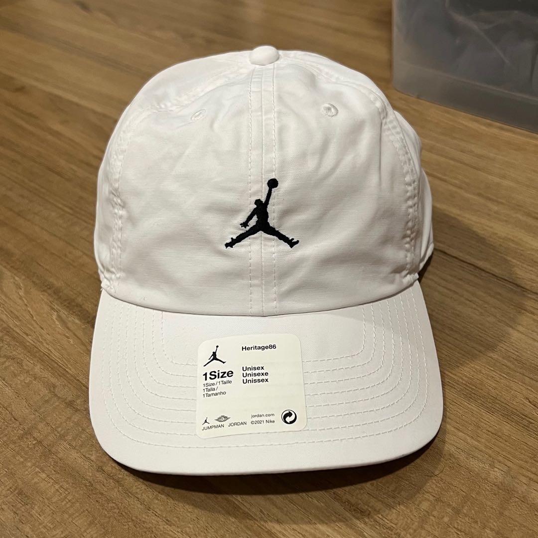 Jordan white cap clearance