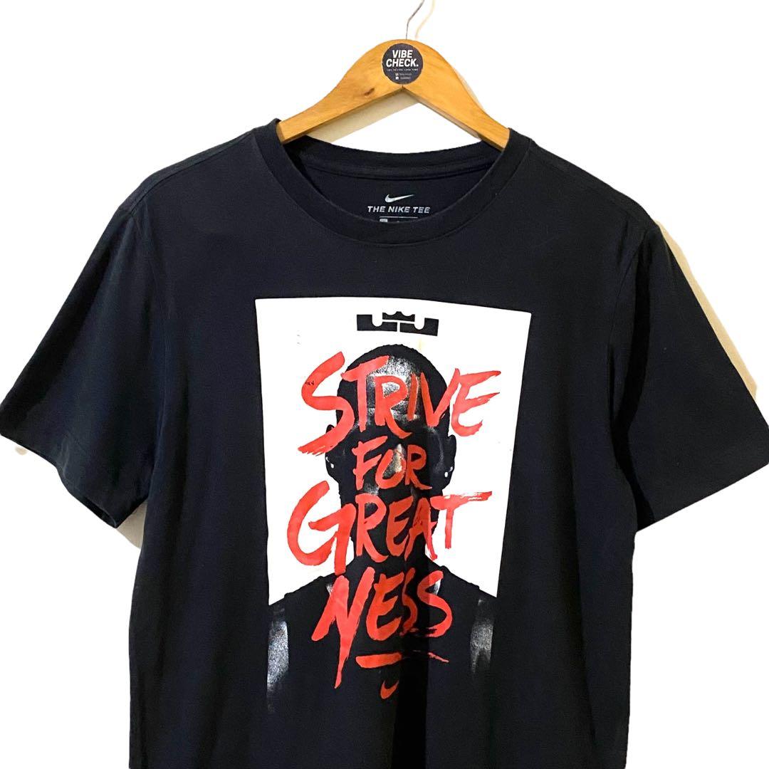 Lebron strive for greatness t shirt online