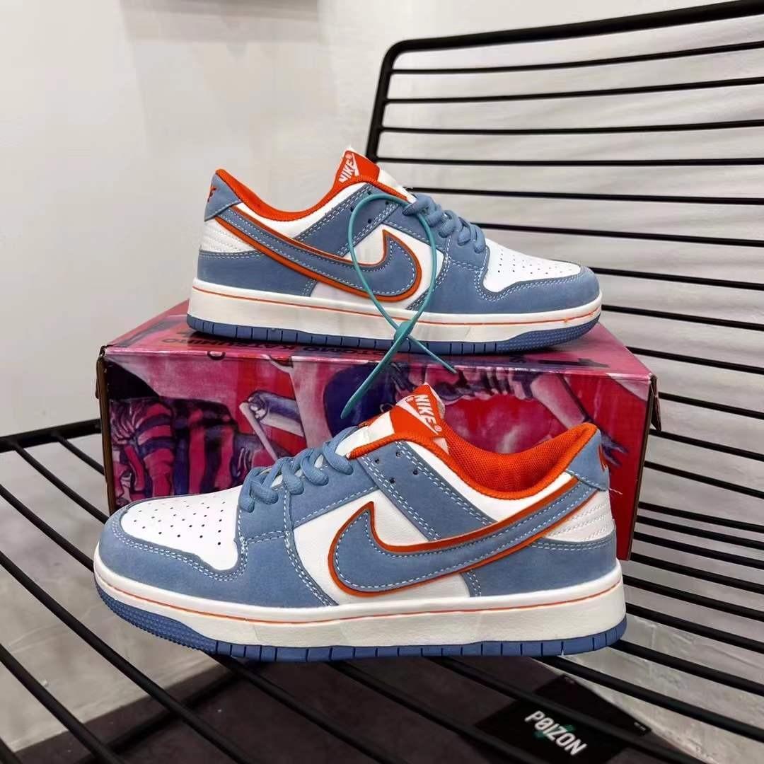 Blue orange and white nikes sales