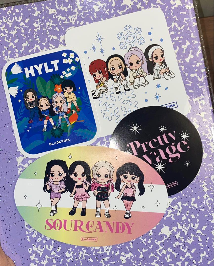 Official Blackpink Stickers, Hobbies & Toys, Memorabilia & Collectibles