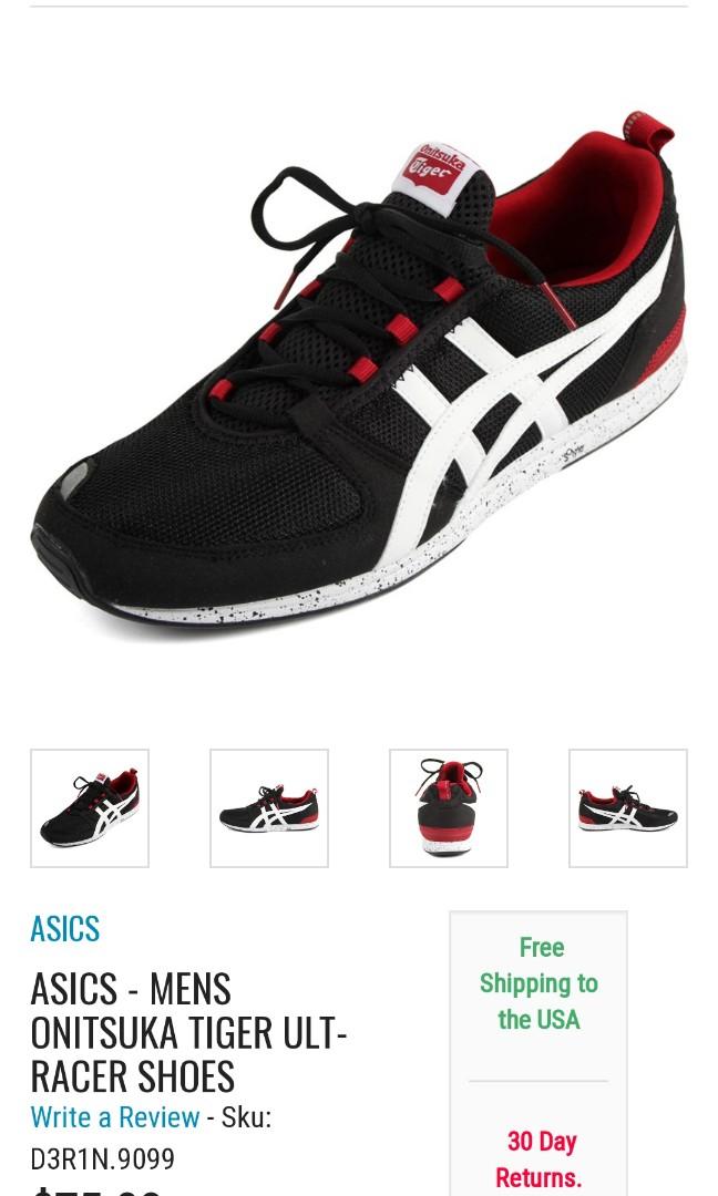 onitsuka tiger hitam