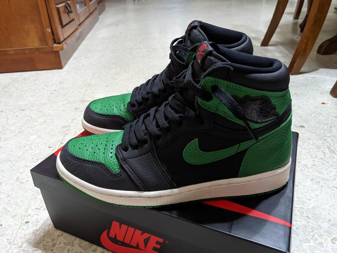 air jordan 1 pin green