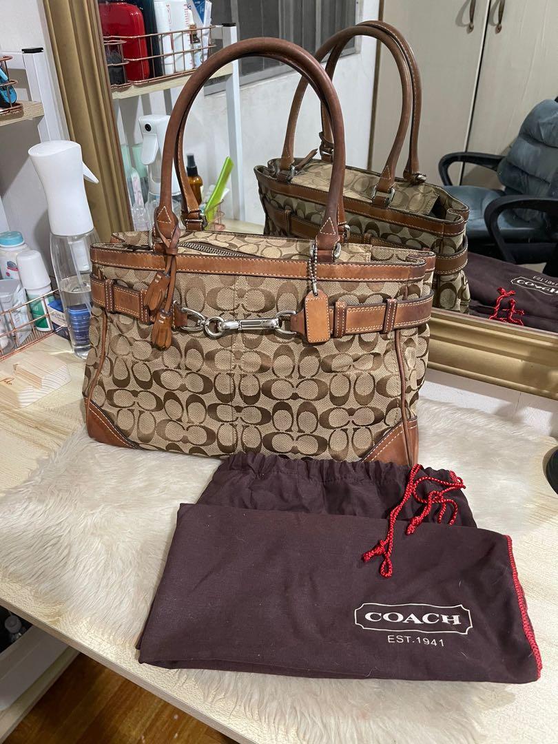 Coach hampton tote hotsell