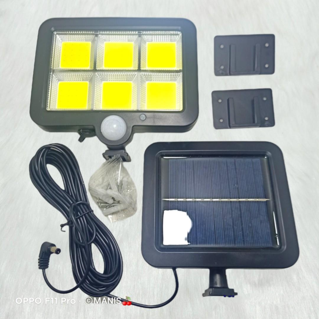 Outdoor Lighting Split Portable Motion Sensor Solar Light Waterproof Spotlight Lampu Solar LED Deria Pergerakan