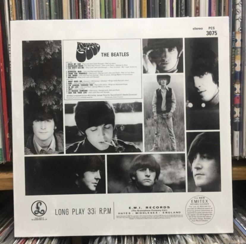 Piringan Hitam The Beatles album Rubber Soul