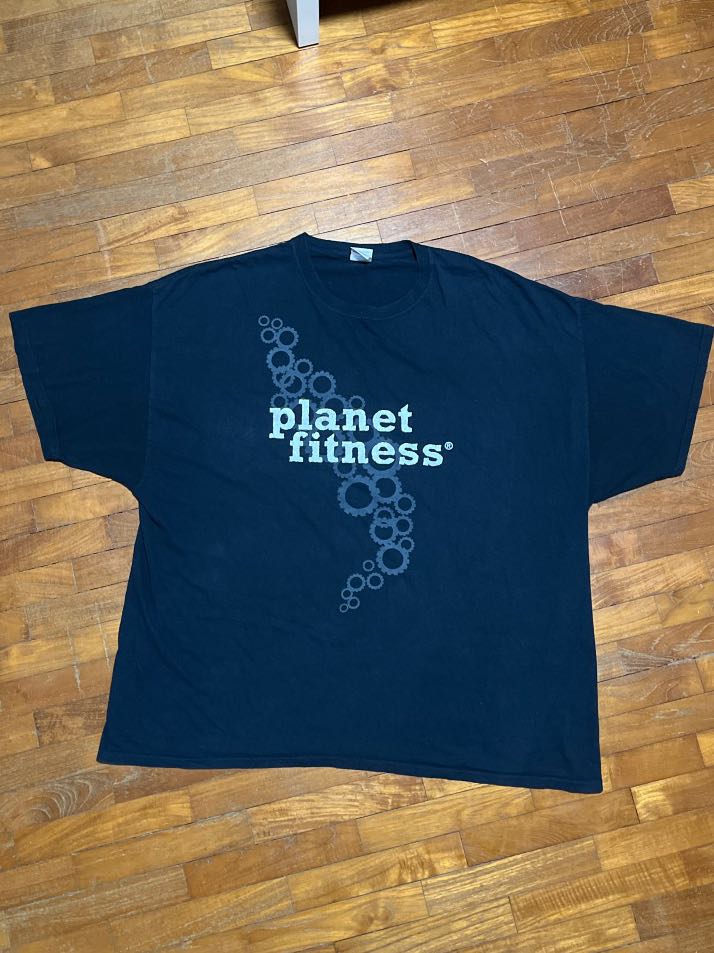 Planet fitness t-shirt, Men's Fashion, Tops & Sets, Tshirts & Polo Shirts  on Carousell