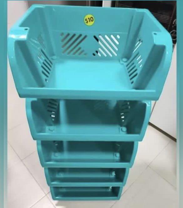 Plastic Basket/Shelf, Furniture & Home Living, Furniture, Shelves