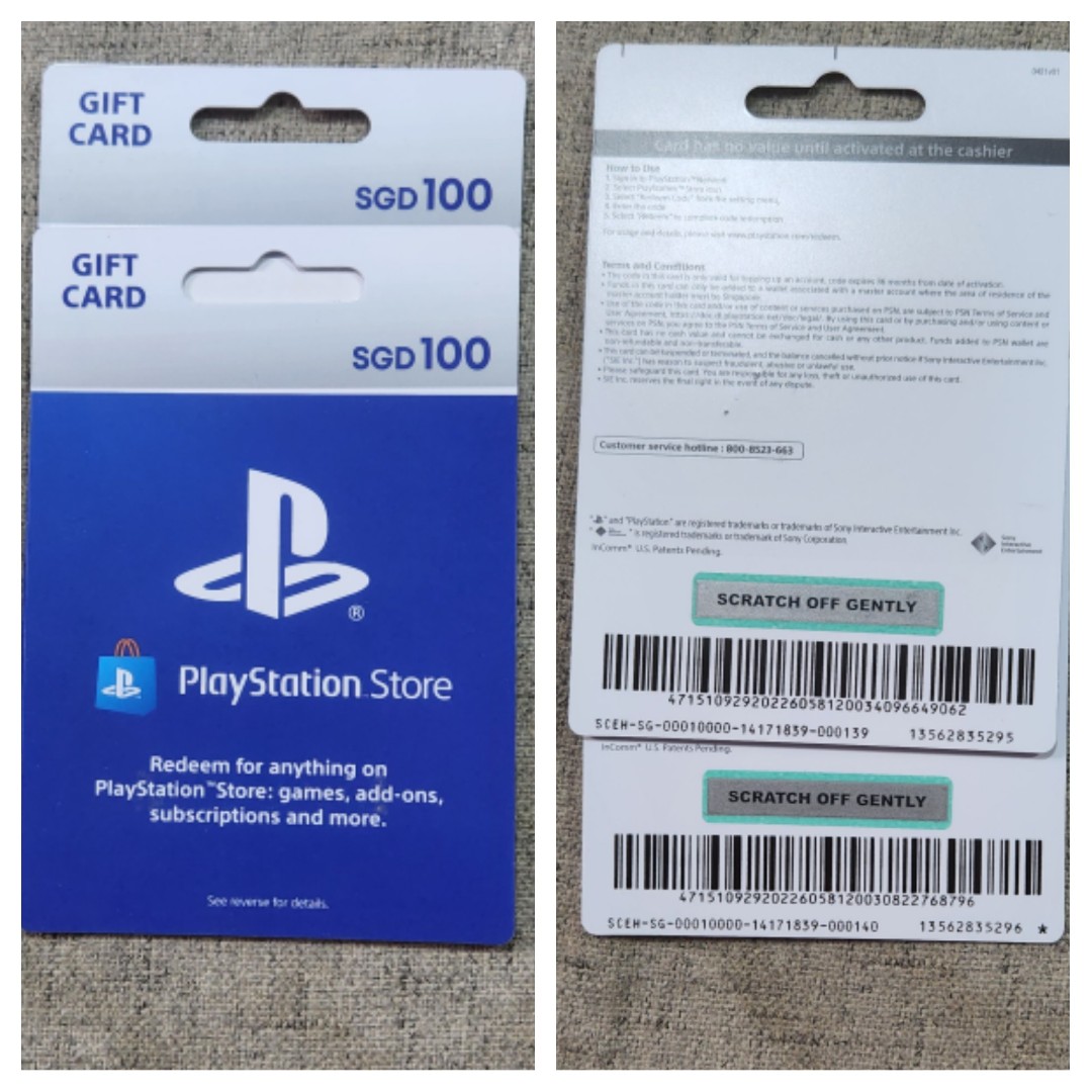 Playstation 100 outlet gift card