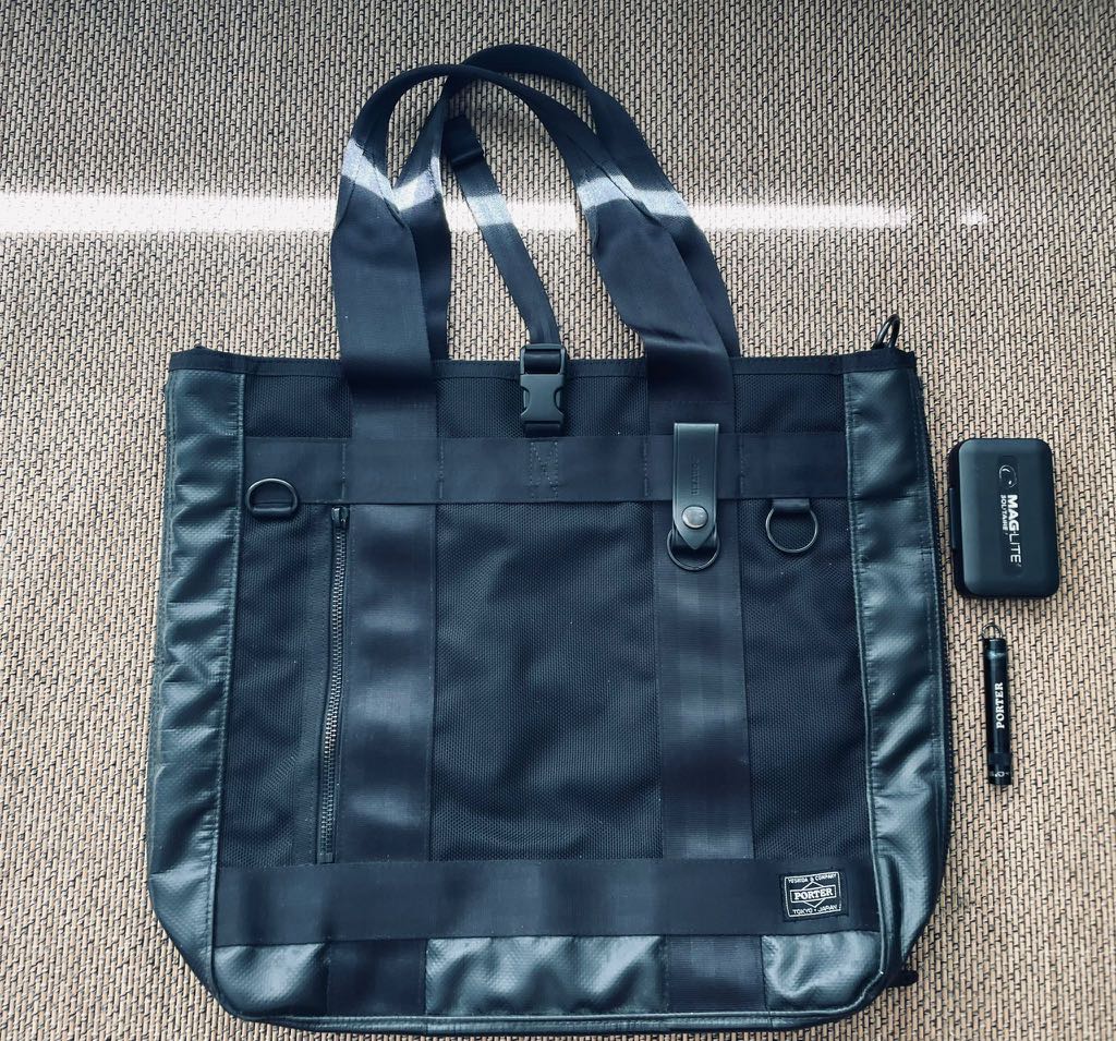 Porter Heat Tote Bag (Made in Japan), 男裝, 袋, 公事包- Carousell