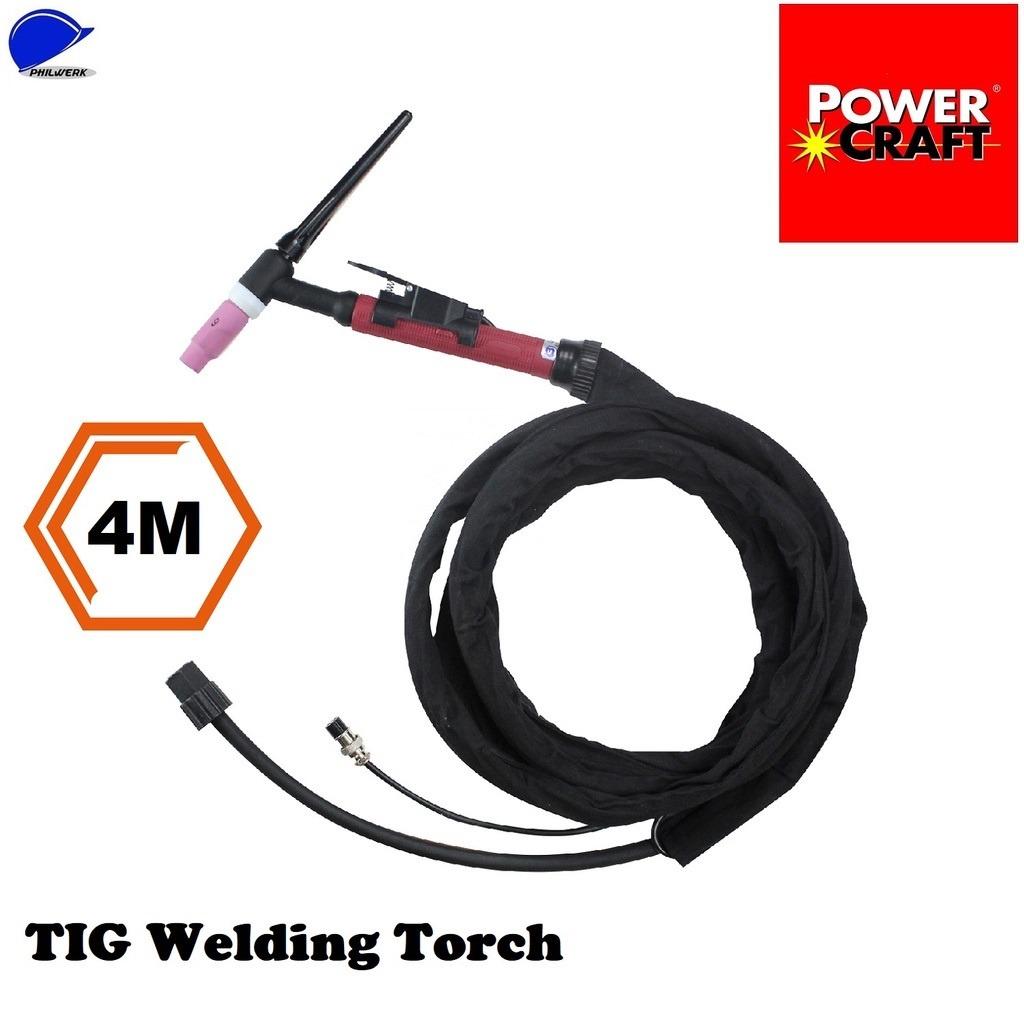 PowerCraft Tig Welding Torch Set 4meters PTWT200, Commercial