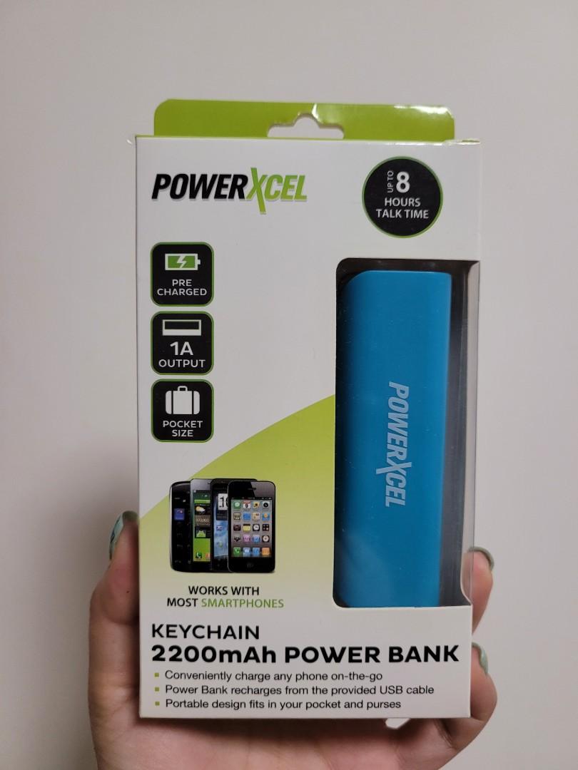 《全新未用》PowerXcel |Power Bank|可攜式充電器|充電寶|2000mAh|8個小時電量|輕巧實用|附Android 線