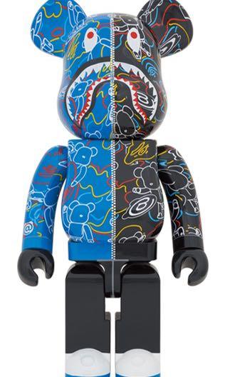 BAPE® BE@RBRICK LINE CAMO SHARK 1000%