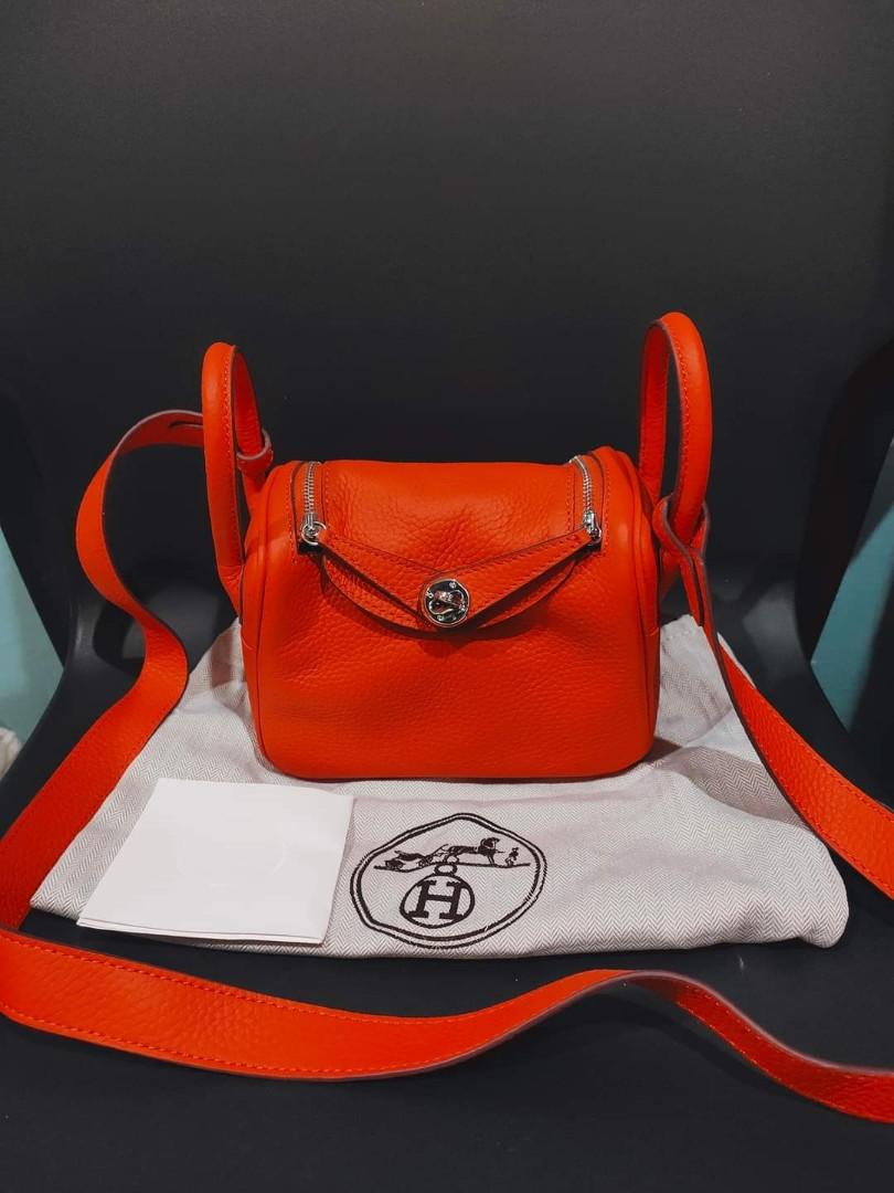 Preloved mini lindy sling (Category: Luxury Bags & Wallets) located in Cebu City. Submitted by day.98 (Listing ID 1178876178, Image 1). Description: from japan surplus togo leathee genuine leather no flaws riri zipper coded.