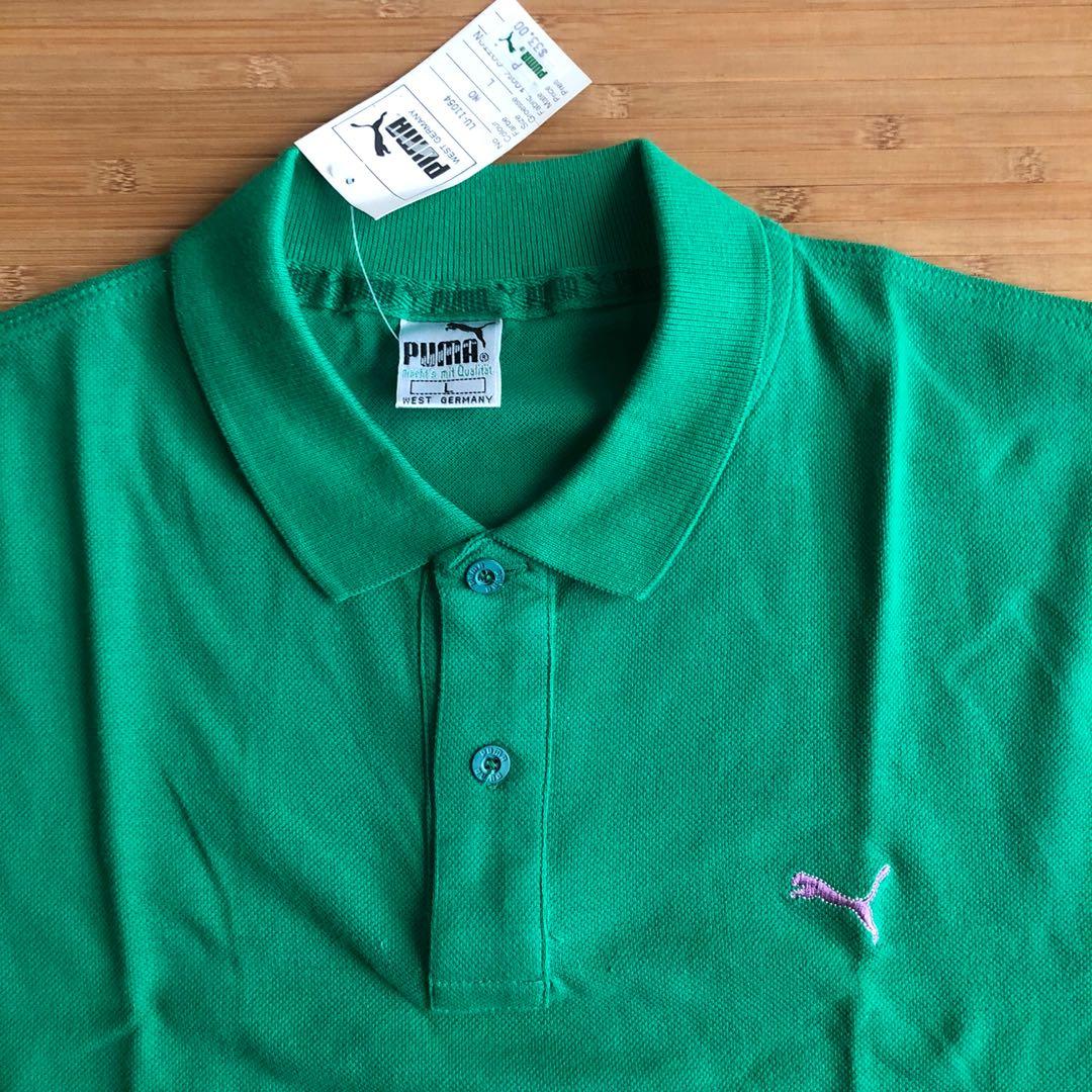 Puma green polo shirt outlet