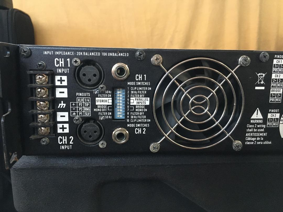 QSC RMX2450 Power Amplifier, Audio, Soundbars, Speakers & Amplifiers on