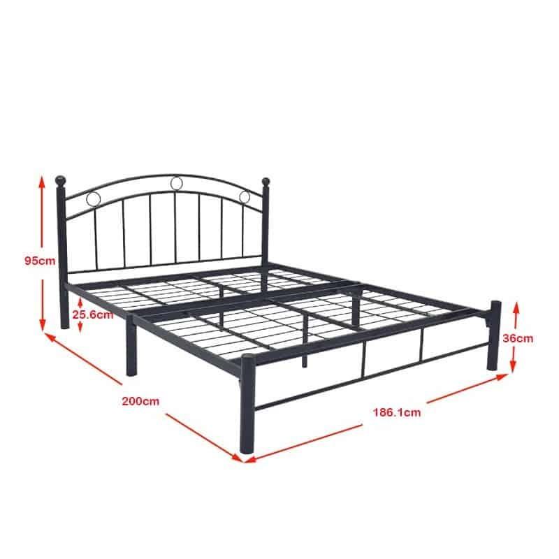 Queen King Size Metal Bed Frame, Furniture & Home Living, Furniture