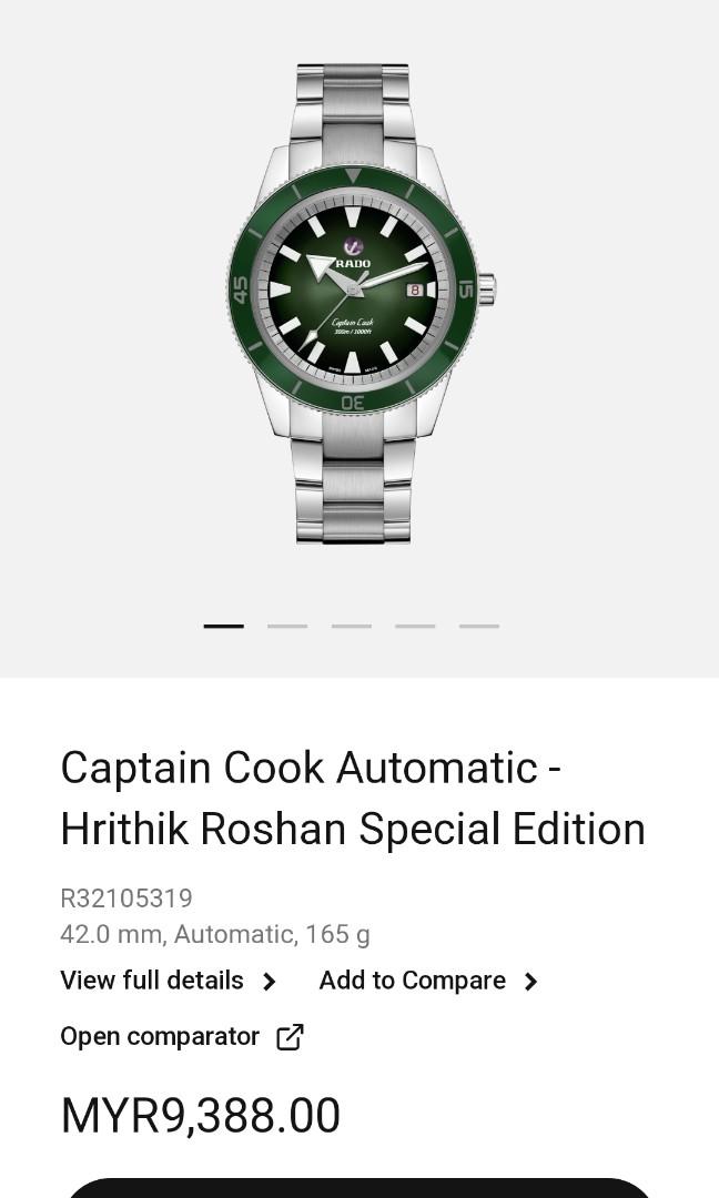 Rado hrithik roshan best sale special edition price