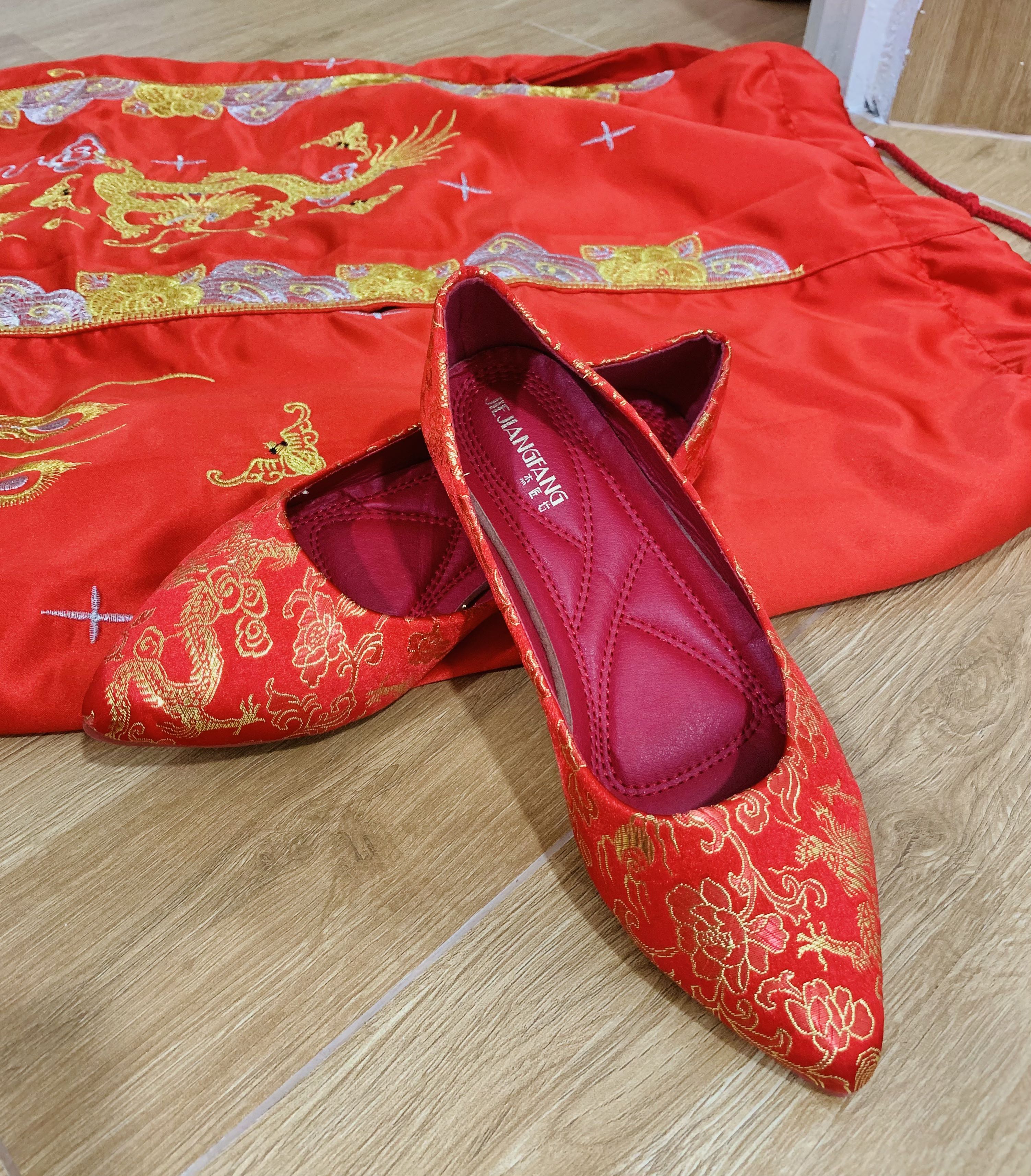 Chinese Traditional Wedding Silk Slippers