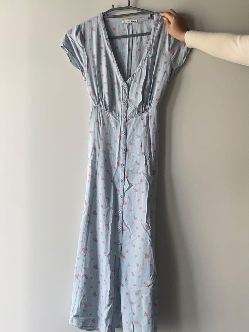 Reformation denise dress top