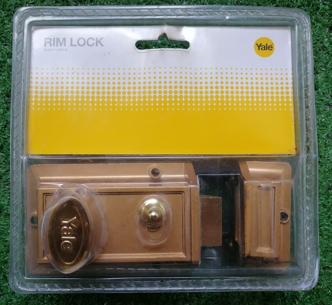 Rim lock night latch Yale, Furniture & Home Living, Security & Locks