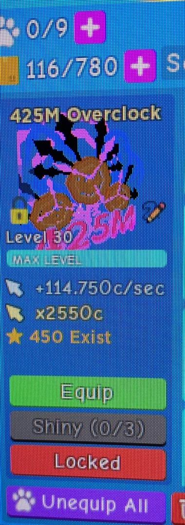 🔥Roblox clicker simulator 425m limited overclock🔥, Video Gaming, Gaming ...