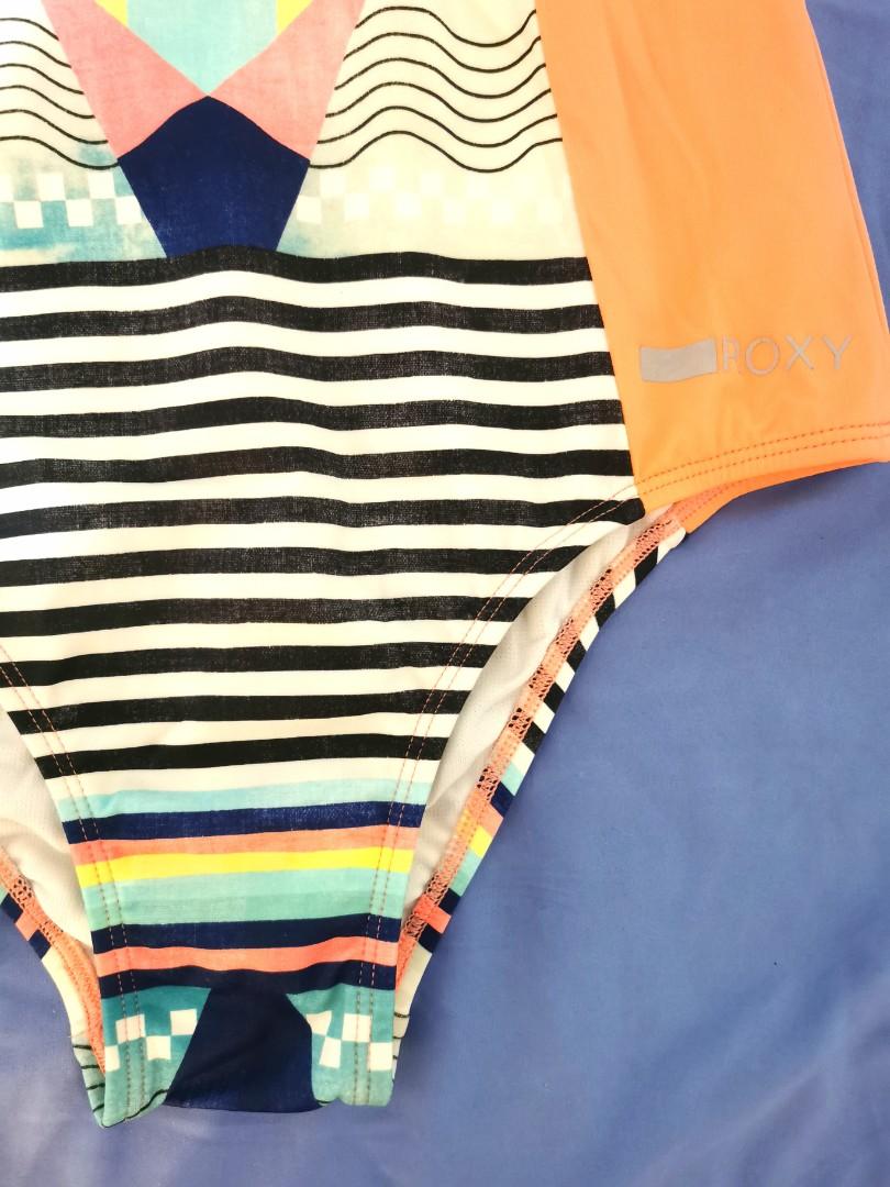 ROXY Quicksilver Back Zip One Piece Swimsuit, Women's Fashion, Swimwear