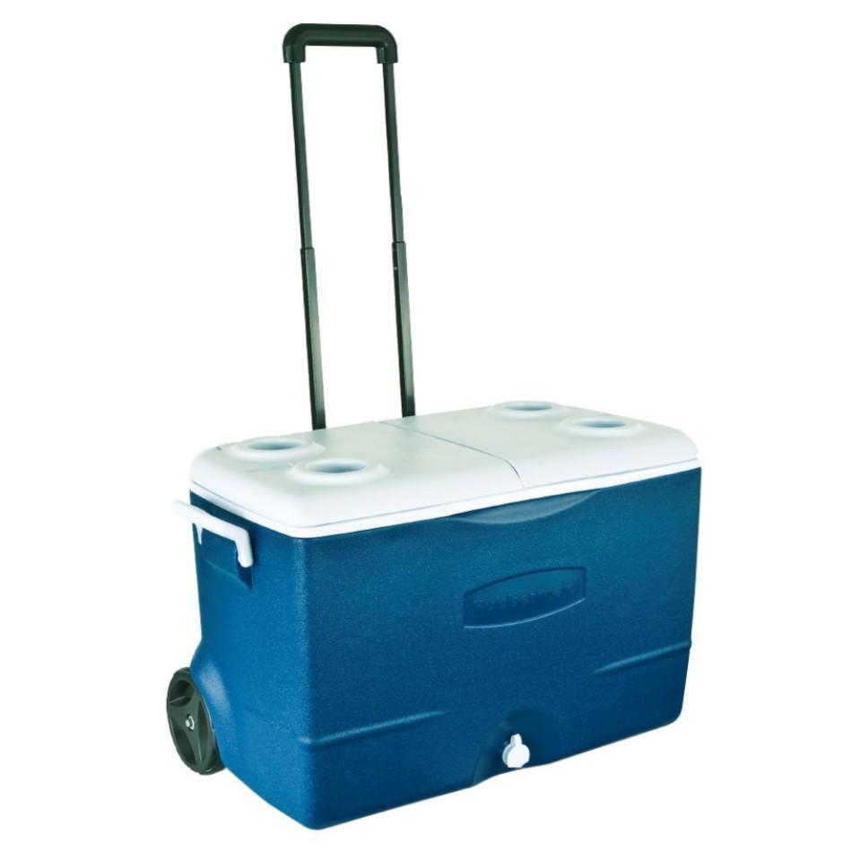 Rubbermaid cooler box with wheels, TV & Home Appliances, Other Home