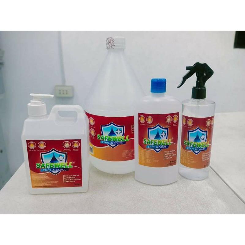 Safewell Ethyl alcohol, Beauty & Personal Care, Sanitizers & Disinfectants on Carousell