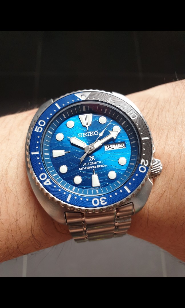 Seiko Turtle Great White Shark Special Edition SRPD21, Luxury, Watches on  Carousell