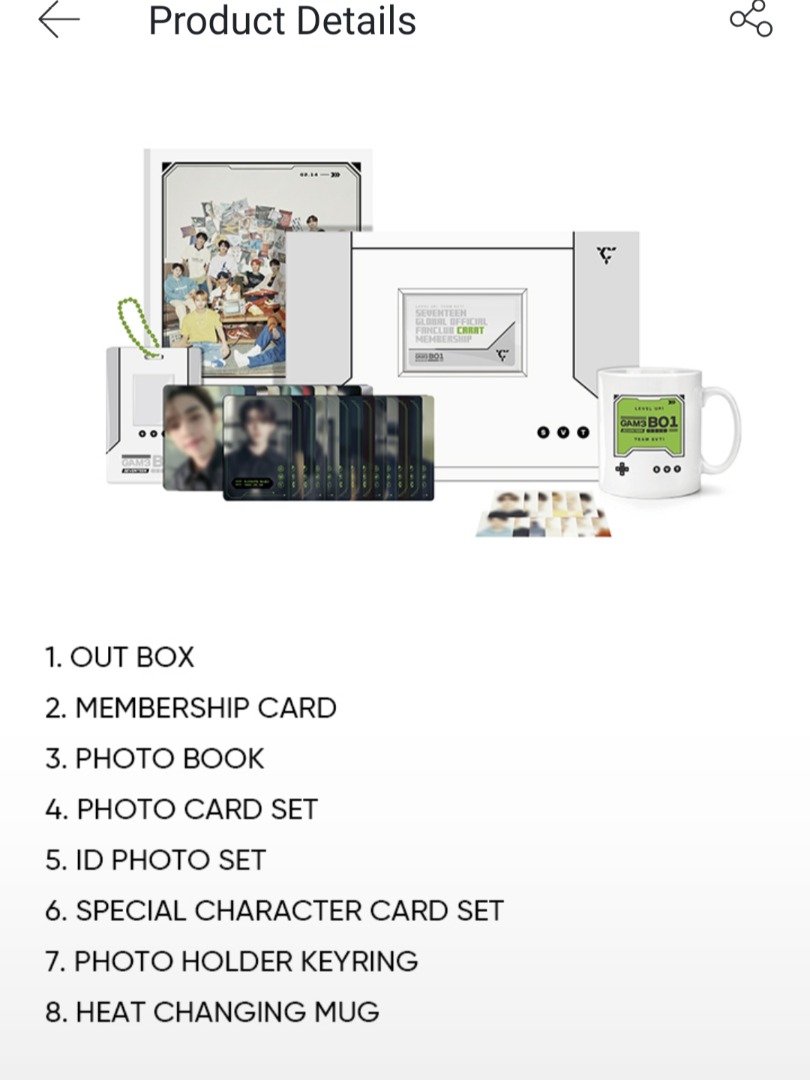 Seventeen Carat Membership Kit tingi, Hobbies & Toys, Memorabilia