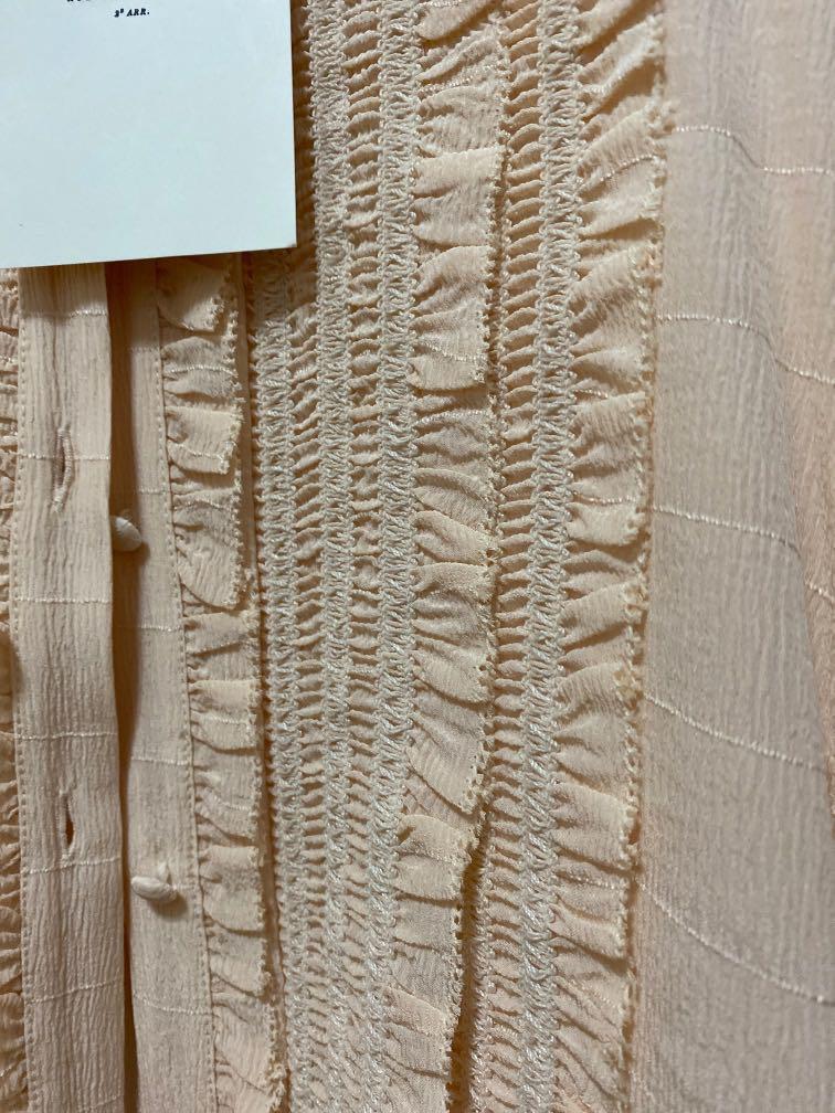 Sezane Norah Blouse Nude