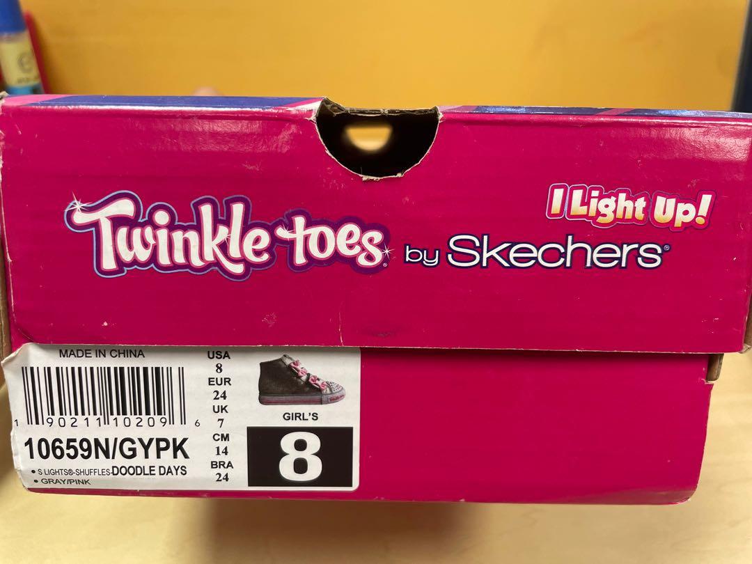 Skechers twinkle toes outlet doodle days