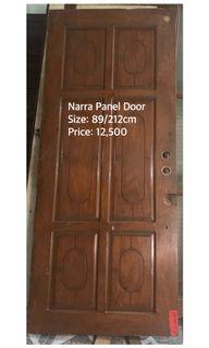 solid narra  vintage door
